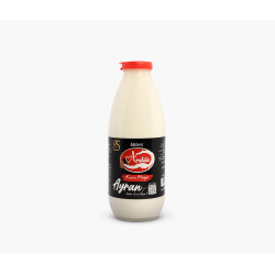 Kara Maya Cam Şişe Ayran 1000ml