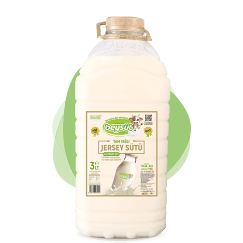 Beysüt Tam Yağlı Jersey Sütü 3Lt